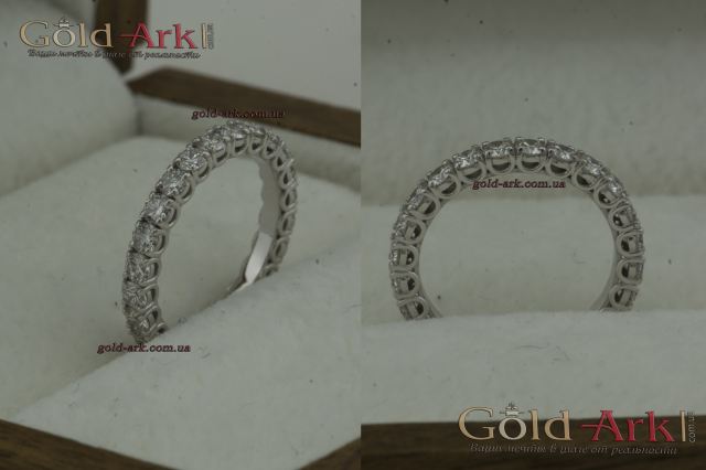 Кольцо дорожка с бриллиантами