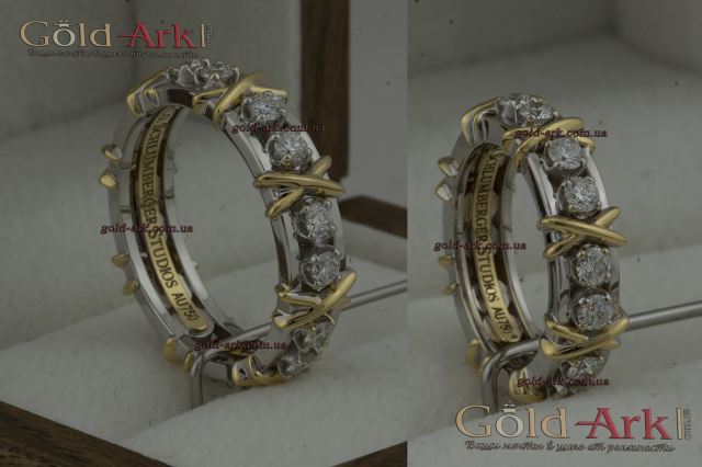 Кільце Tiffany з діамантами