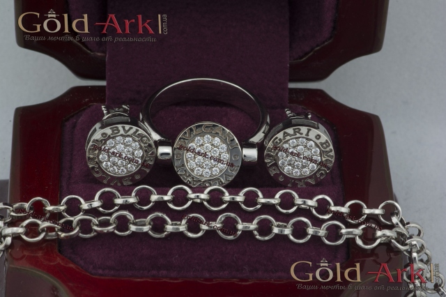 Кольцо  BVLGARI перевертыш