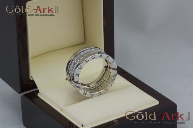 Каблучка BVLGARI біле золото