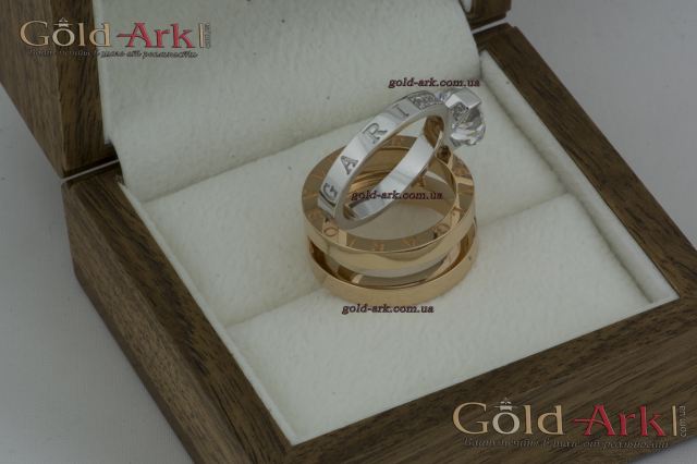  Кольцо BVLGARI двойное