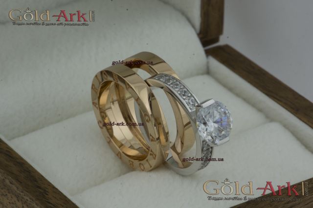  Кольцо BVLGARI двойное
