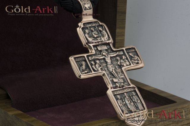 Православный золотой Акимовский крест