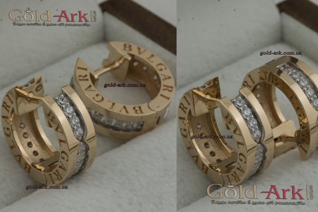 Серьги BVLGARI