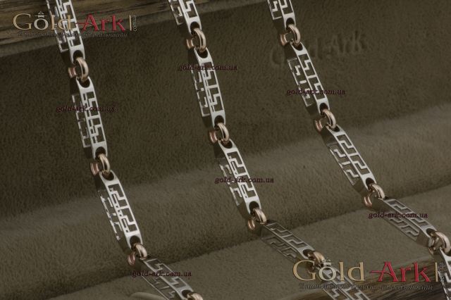 Цепь золотая VERSACE комбинированно золото 585