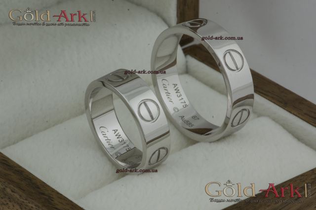 Обручальные кольца Cartier Love
