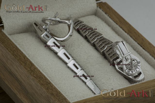 Серьги BVLGARI змея