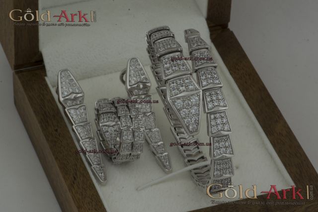 Браслет змея в стиле  BVLGARI