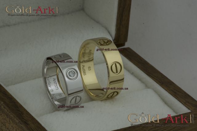 Обручальные кольца Cartier Love