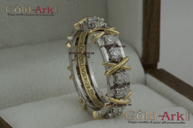 Обручальные кольца Tiffany с бриллиантами