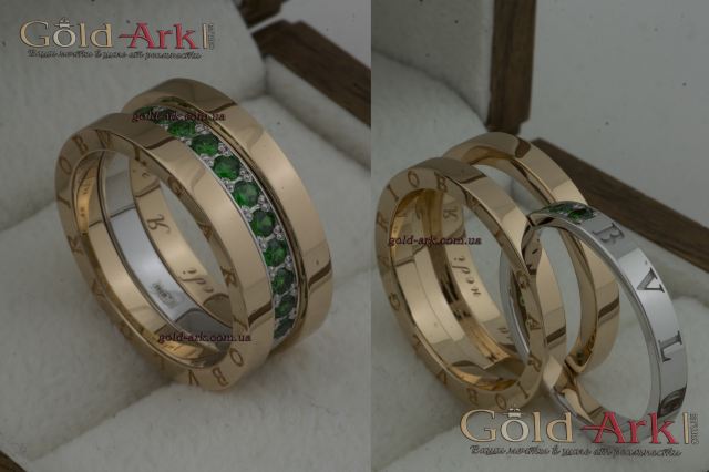 Кольцо BVLGARI мужское