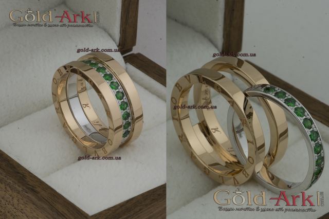 Кольцо BVLGARI мужское