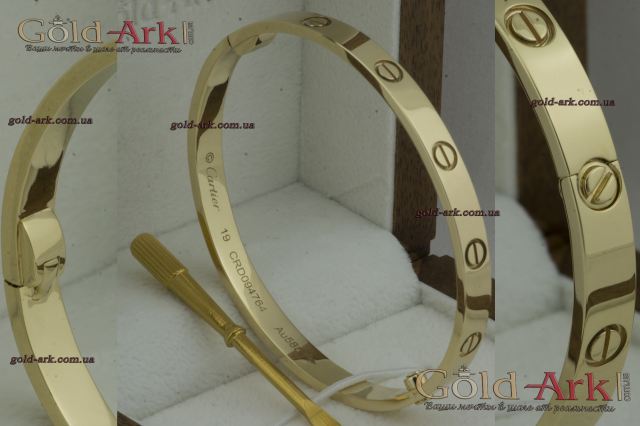 Браслет Cartier Love без каменів
