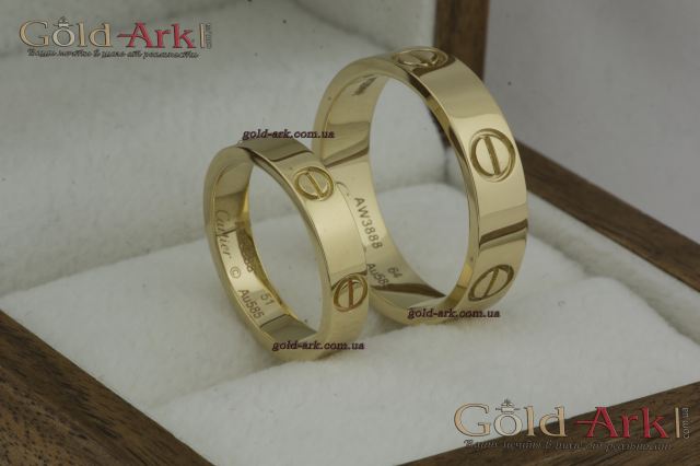 Обручки Cartier Love