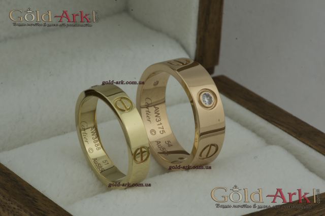 Каблучка Cartier love