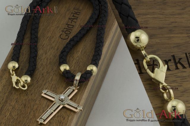 Шнур с золотыми вставками