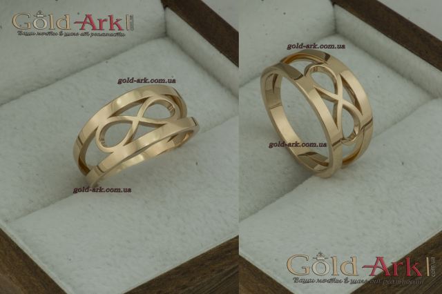 Кольцо со знаком бесконечность